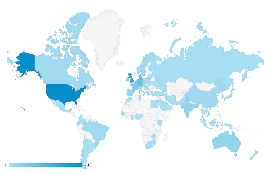 Where our
              users are globally