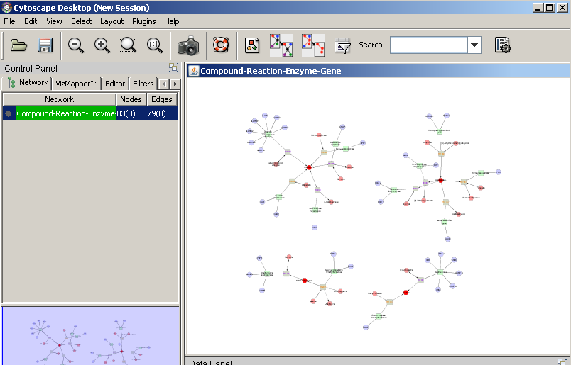 Building metabolic pathways from matched compounds